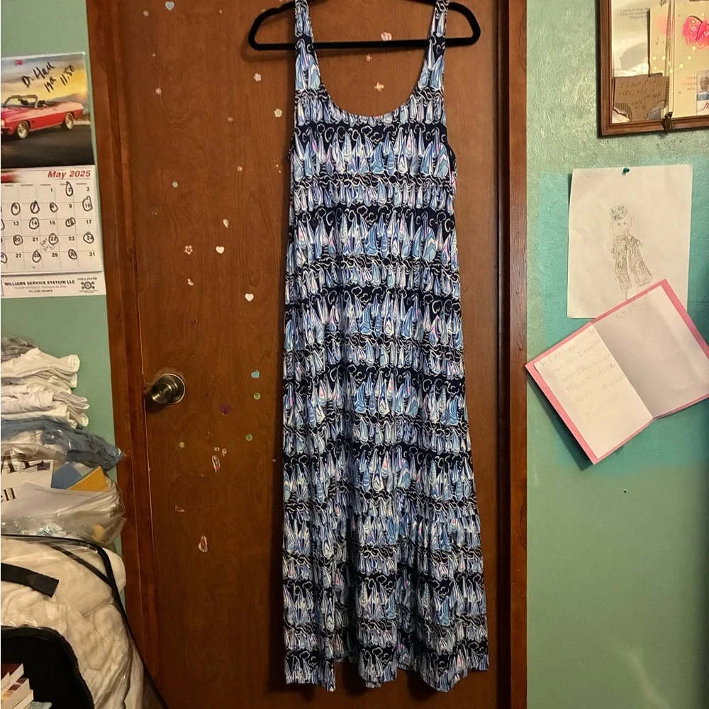NWOT Lilly Pultizer Loro (Sailboat) Maxi Dress - Picture 1 of 6